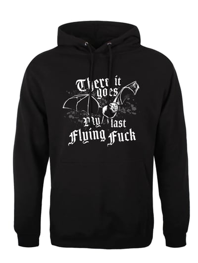 Image of There It Goes My Last Flying Fuck Unisex Black Pullover Hoodie