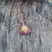 Image 4 of Ruby Zoisite Gold Amulet 2