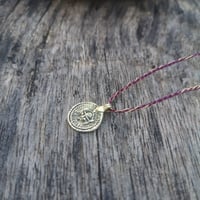 Image 2 of Gold Sun God Pendant