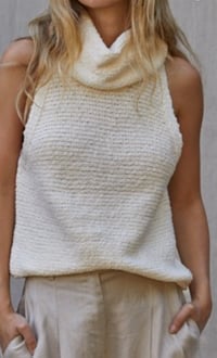 Image 1 of Snow Chunky Cowl neck