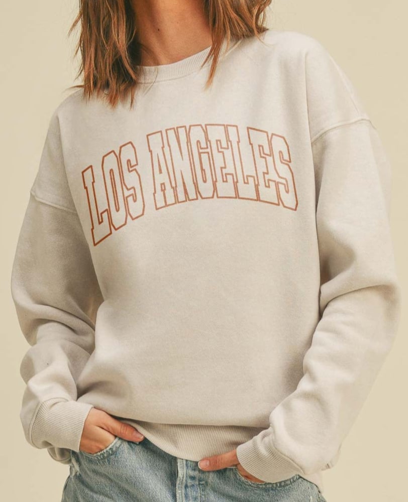 Image of Los Angeles city sweatshirt