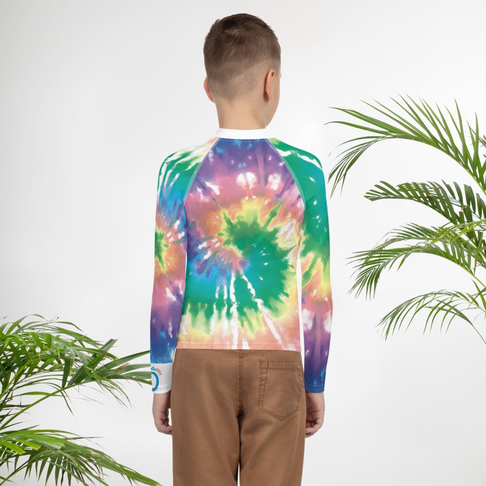 Image of Tee shirt unisexe enfants/ado Tie and dye Live Infinitly