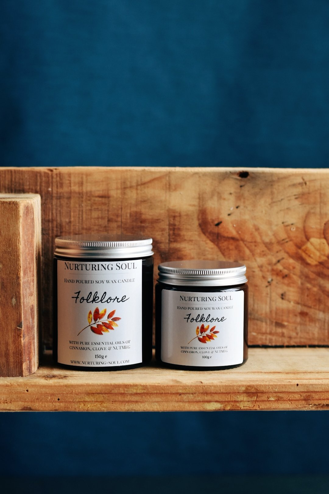 Image of Folklore soy wax candle with pure essential oils