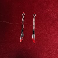 Image 1 of Knife Chain Earrings