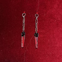 Image 1 of Saw Chain Earrings