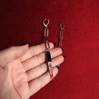Image 2 of Stabby Chain Earrings
