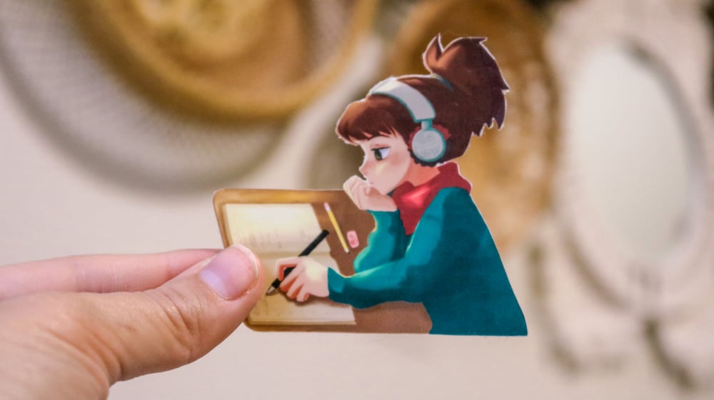 Image of Lofi Girl Waterproof Sticker