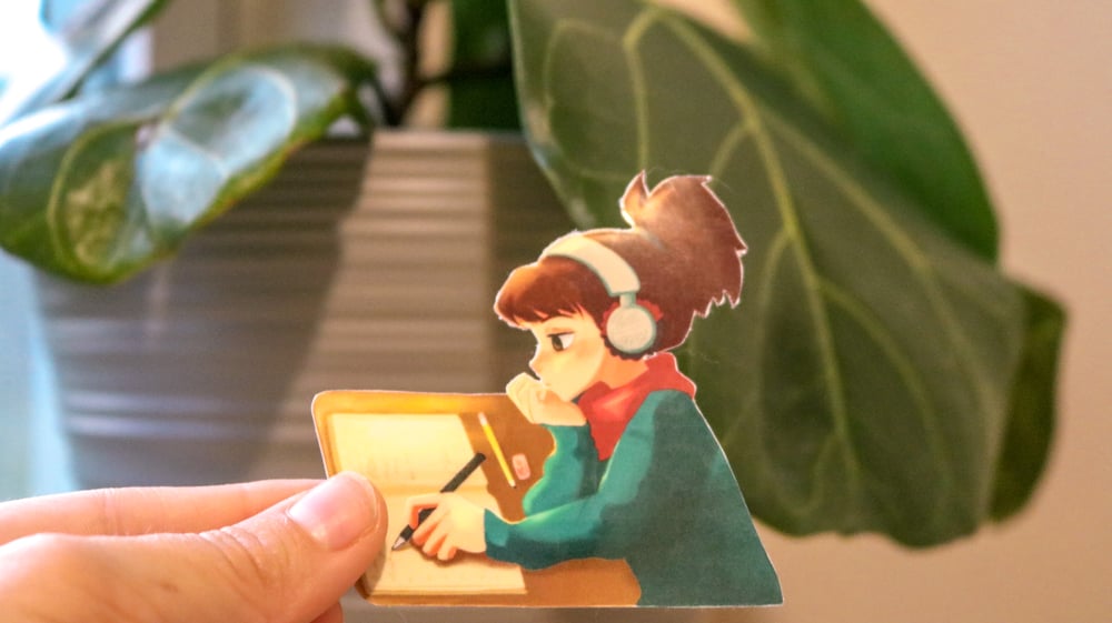 Image of Lofi Girl Waterproof Sticker