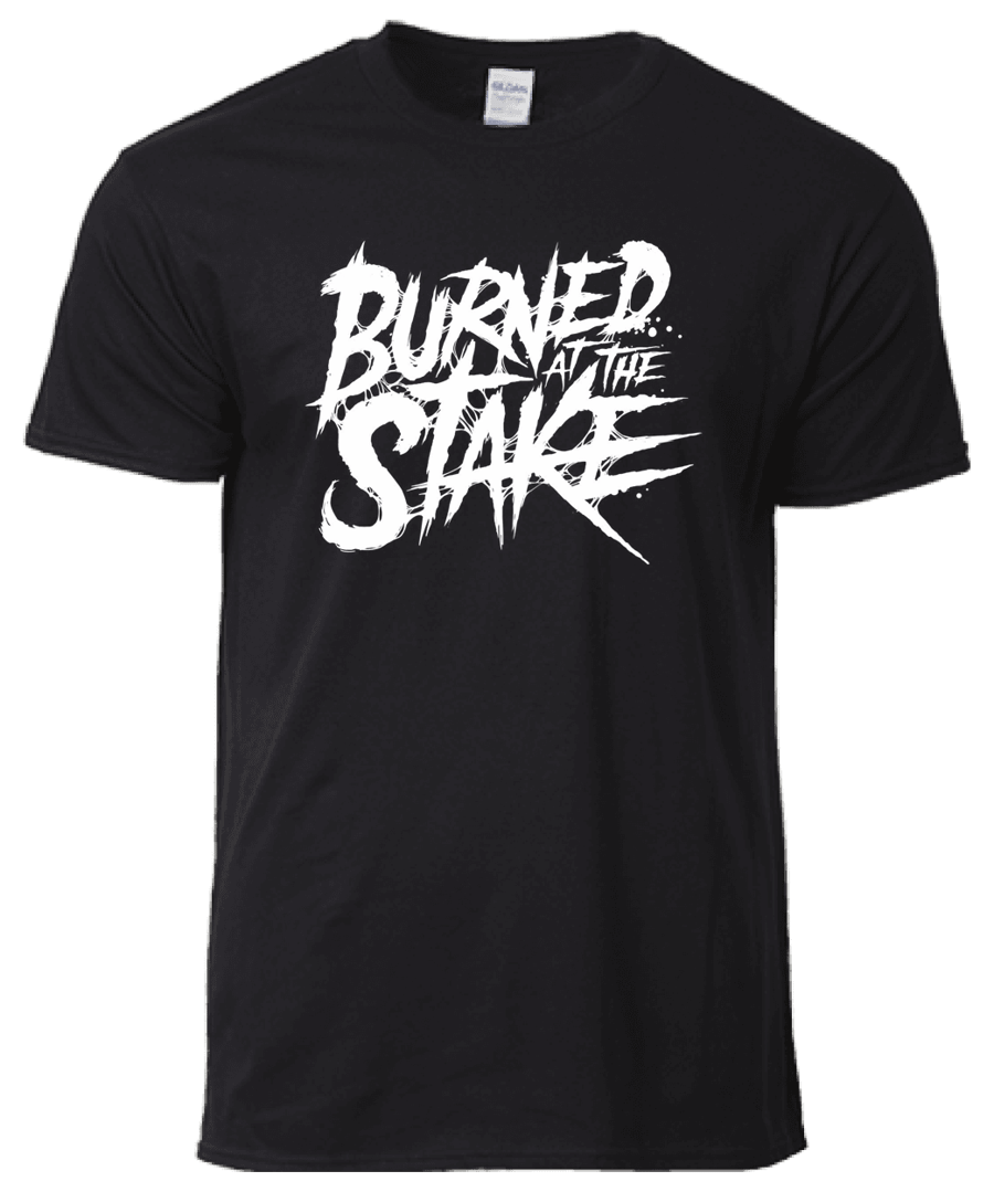 Image of Burned at the Stake - logo tee