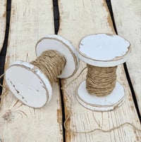 Image 1 of Wooden   bobbins WHITE