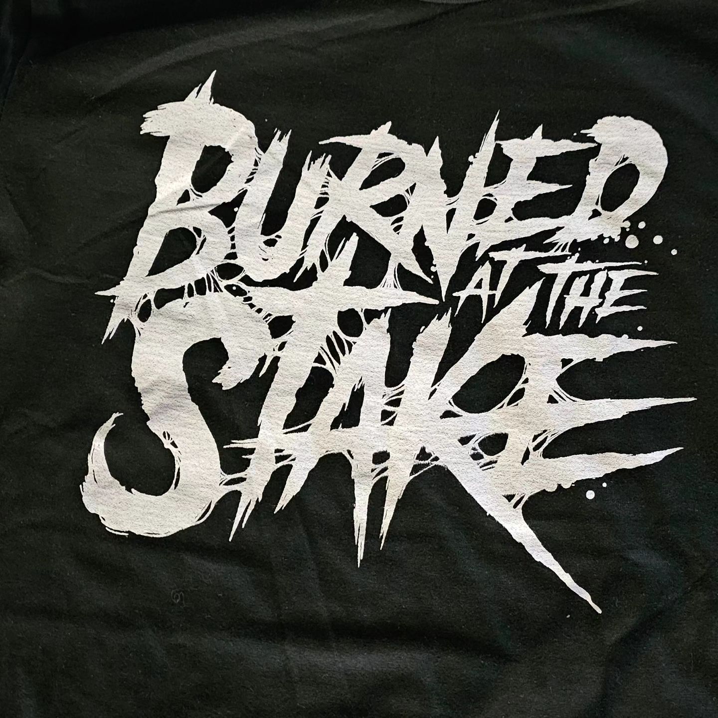 Image of Burned at the Stake - logo tee