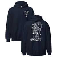 Image 4 of La Muerte by Jacobo Amador Unisex Pullover Hoodie (Front/ back design) (+ more colors)