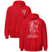 Image 5 of La Muerte by Jacobo Amador Unisex Pullover Hoodie (Front/ back design) (+ more colors)