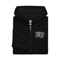 Image 1 of N8NOFACE STACKED LOGO Embroidered Unisex heavy blend zip hoodie (Black, Royal, Navy)