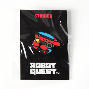 Image of Strider Robot Quest Lapel Pin