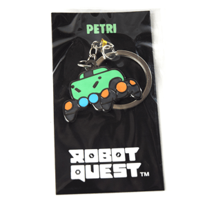 Image of Petri Robot Quest Keychain