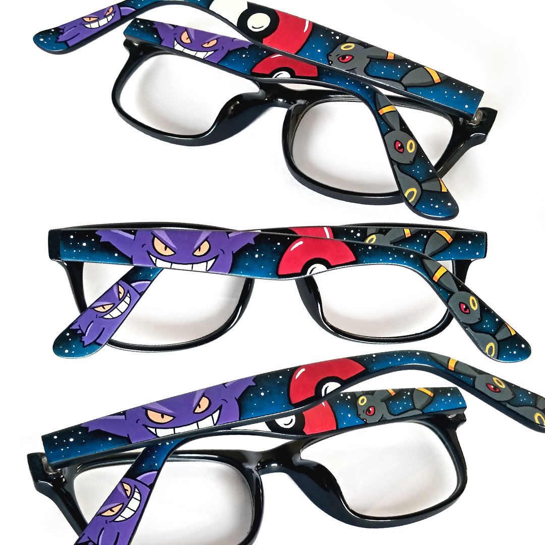 Custom Pokemon characters glasses/sunglasses by Ketchupize