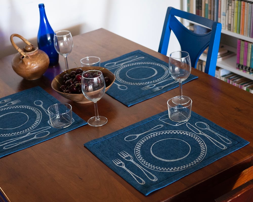 Image of Placemat - Indigo