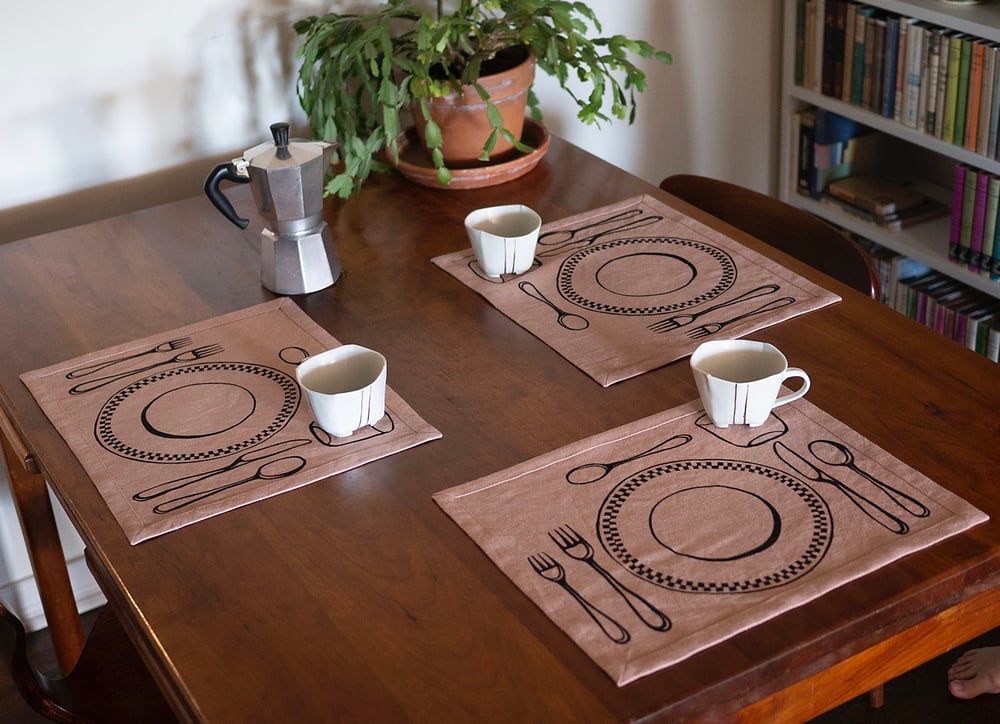 Image of Placemat - Dusty Rose