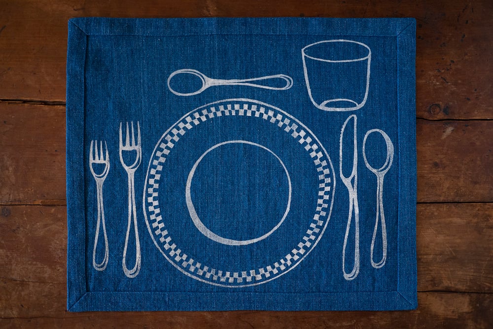 Image of Placemat - Indigo