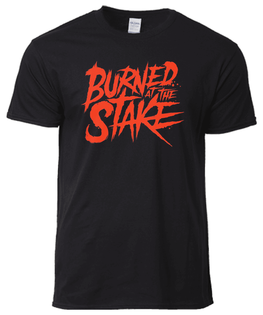 Image of Burned at the Stake - Original logo tee
