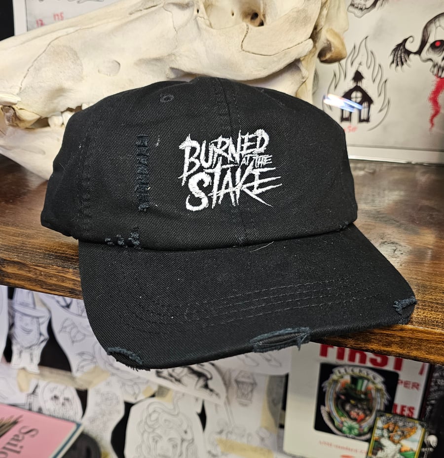 Image of Burned at the Stake - Embroidered cap