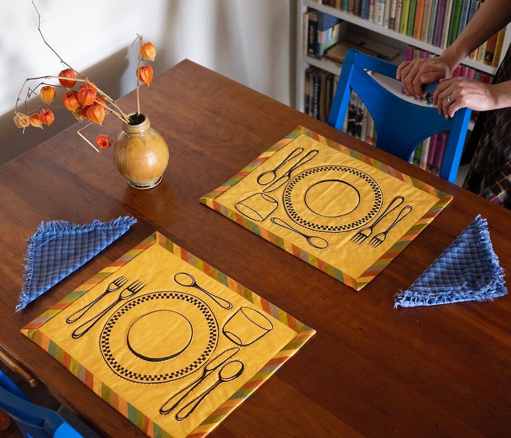 Image of Placemat Set - Quilted Limited Edition