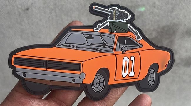 Orange Car Technical Patch