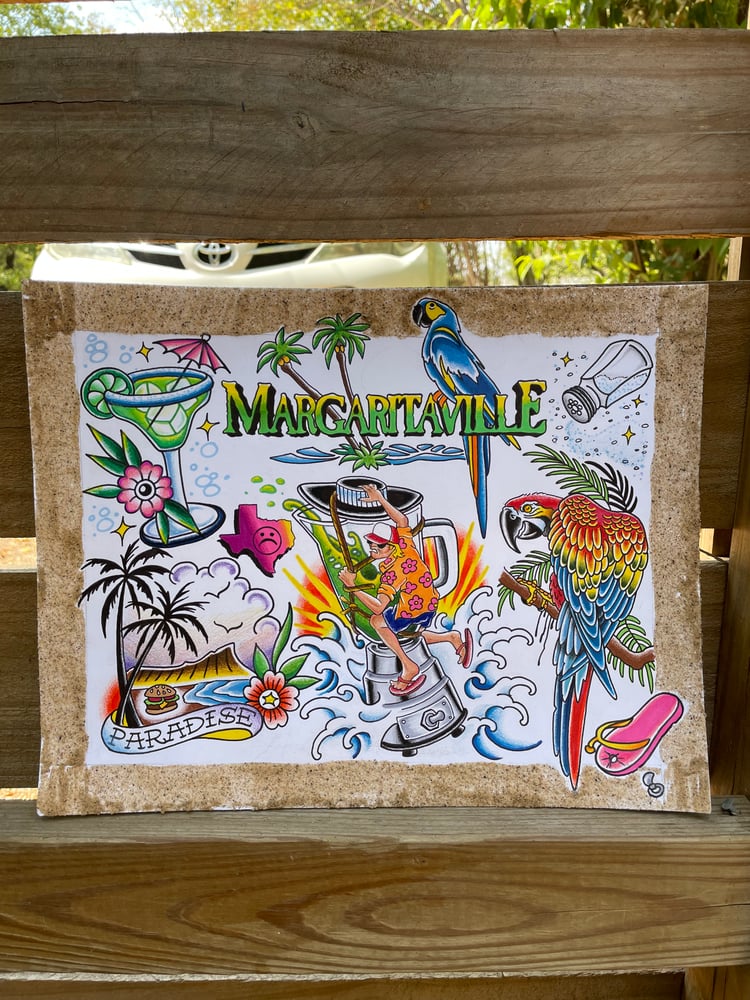 Image of Margaritaville print 