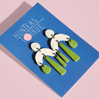 Image 4 of Moss and Stone Statement Dangles