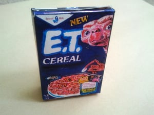 Image of E.T Cereal mini zine box 