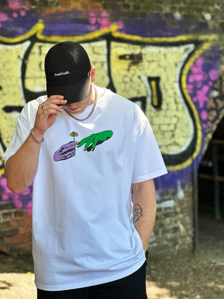 Image of "TAKE A TRIP" Oversized tee - White