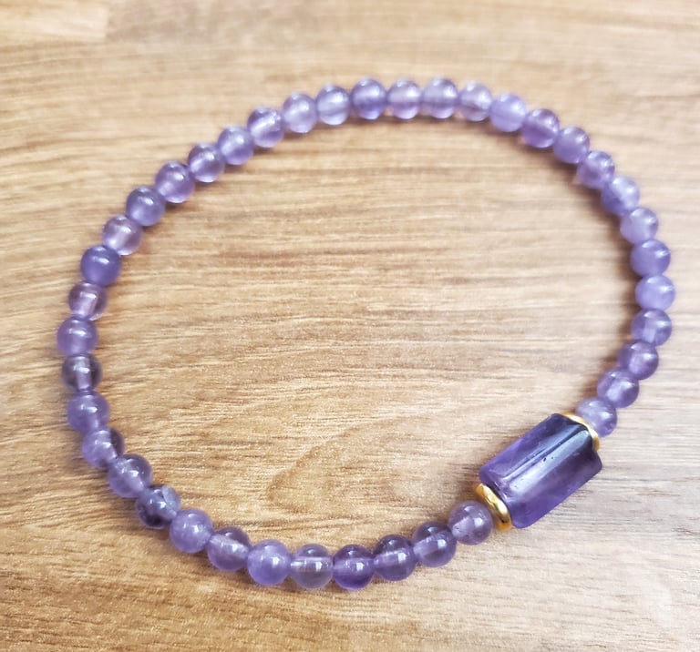 Amethyst Gemstone Bracelet 