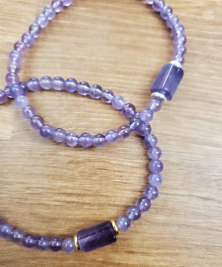 Amethyst Gemstone Bracelet  Image 2