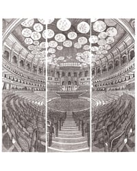 Image 1 of PRE ORDER Royal Albert Hall Interior Limited Edition of 200 Hand-Signed Large Format 70cm x 70cm