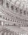 Royal Albert Hall Interior Limited Edition of 200 Signed Large Format 70cm x 70cm