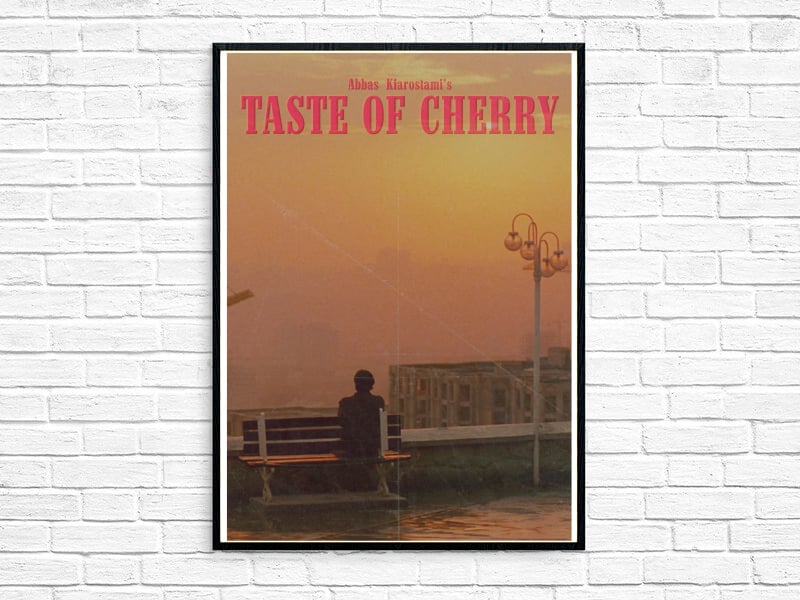 TASTE OF CHERRY | movie posters by laura shasta