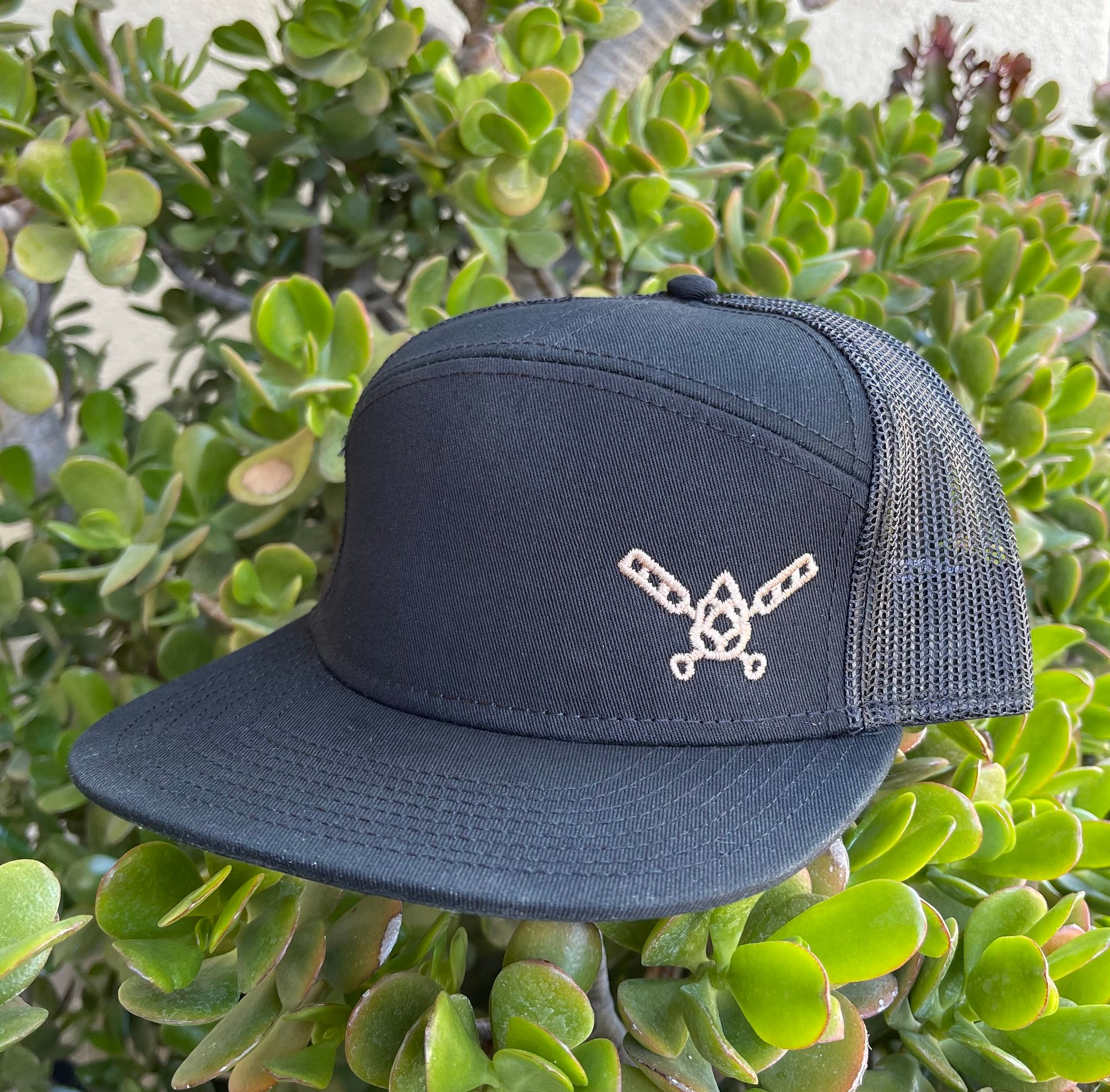 Image of  Black FlatBill  Snapback CBJ Simple logo 