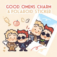 [PRE-ORDER] CHARMS / STICKER - GOOD OMENS