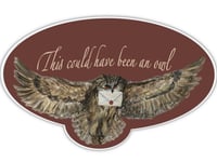 "This could have been an Owl" vinyl sticker