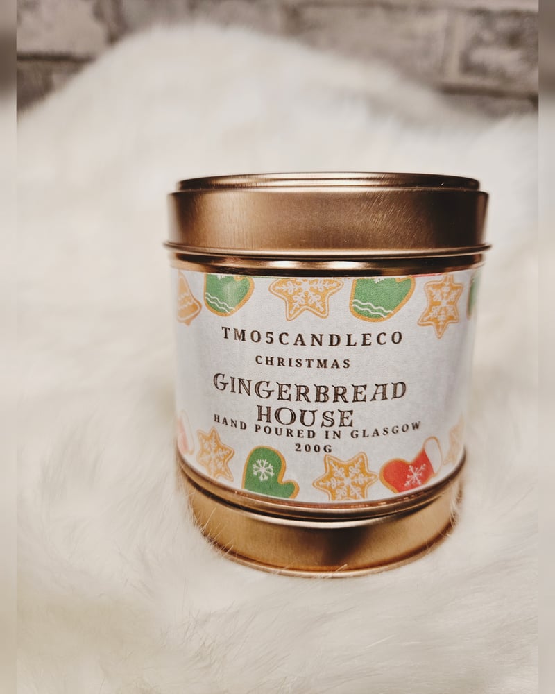Image of Gingerbread Tin Candle - PRE ORDER