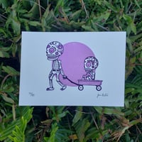 Image 3 of Wagon Ride Limited Edition Gocco Screenprint 