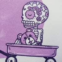 Image 4 of Wagon Ride Limited Edition Gocco Screenprint 