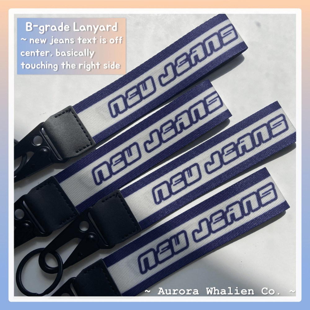Image of New Jeans Nylon Lanyard / Wristlet Key Strap