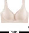 Seamless wireless back fat bra 