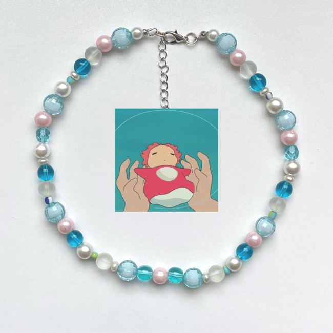 'sleeping ponyo' necklace