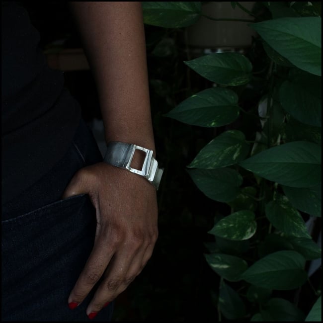 Squared Cuff Bracelet