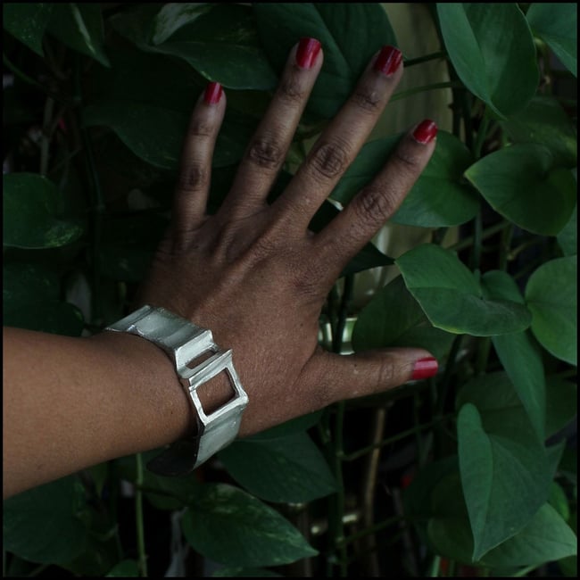 Squared Cuff Bracelet