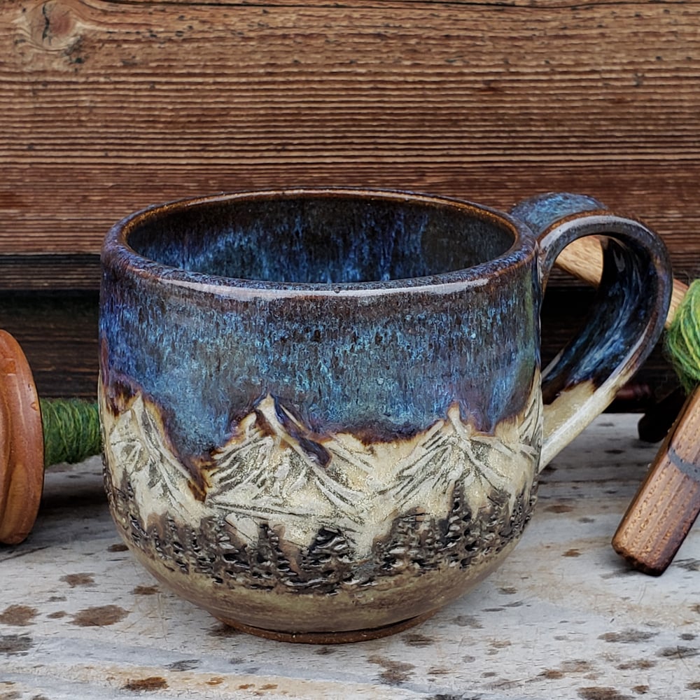 Image of Seeing the Mountains through the Trees mug