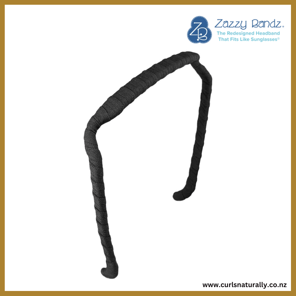 Zazzy Bandz® Hair Band (Wrapped Plain Colours) Curls Naturally
